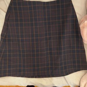 Aritzia Wilfred Plaid Skirt